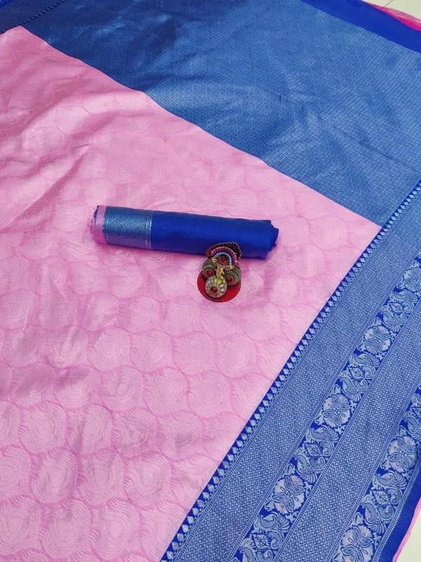 PINK_PURE_BANARASI_SAREE